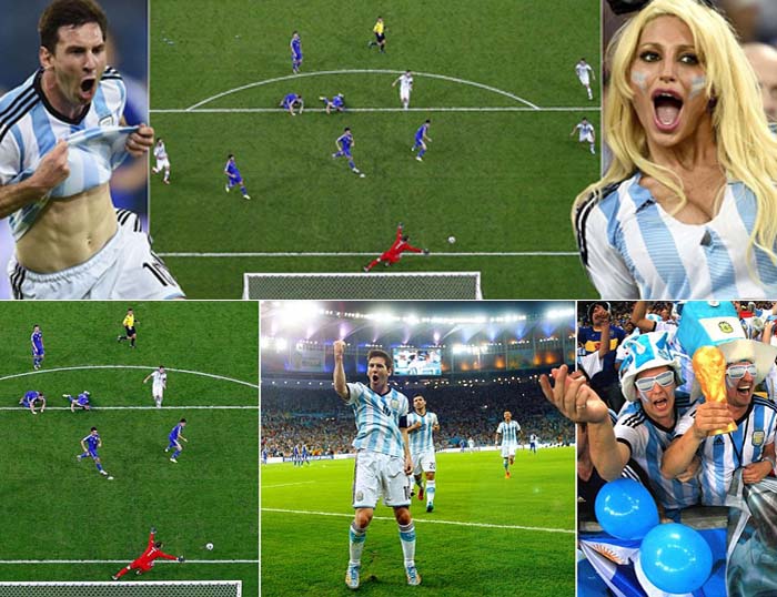 Messi Inspirator Kemenangan Perdana Argentina di Piala Dunia